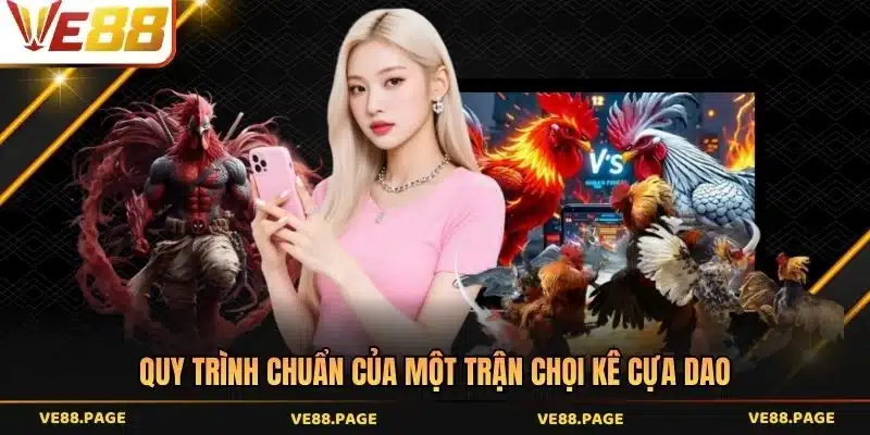 Quy trình chuẩn của một trận chọi kê cựa dao